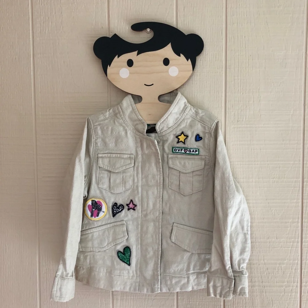 Diane von Furstenberg for gap patch jacket 4 girls